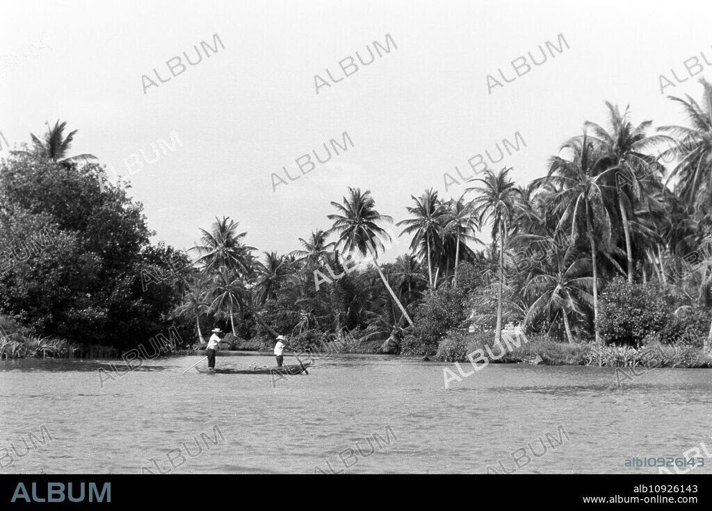 Laguna de Sinamaica at Lake Maracaibo, Venezuela, 1969.