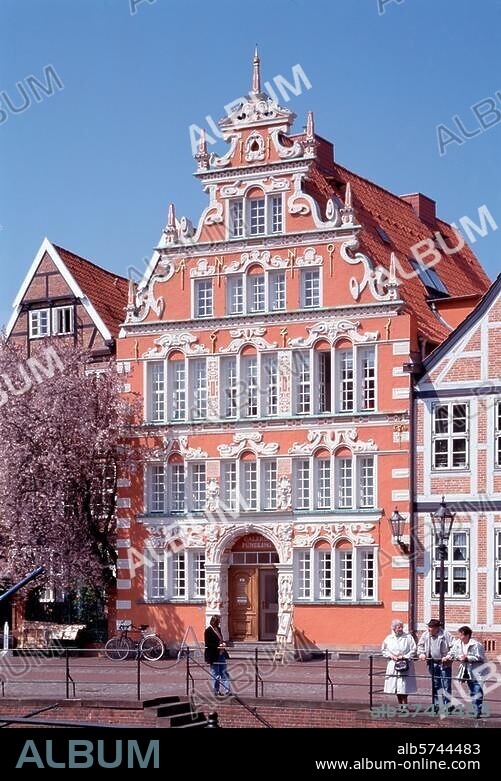 Stade, Bürgermeister-Hintze-Haus 6 × 9 cm.