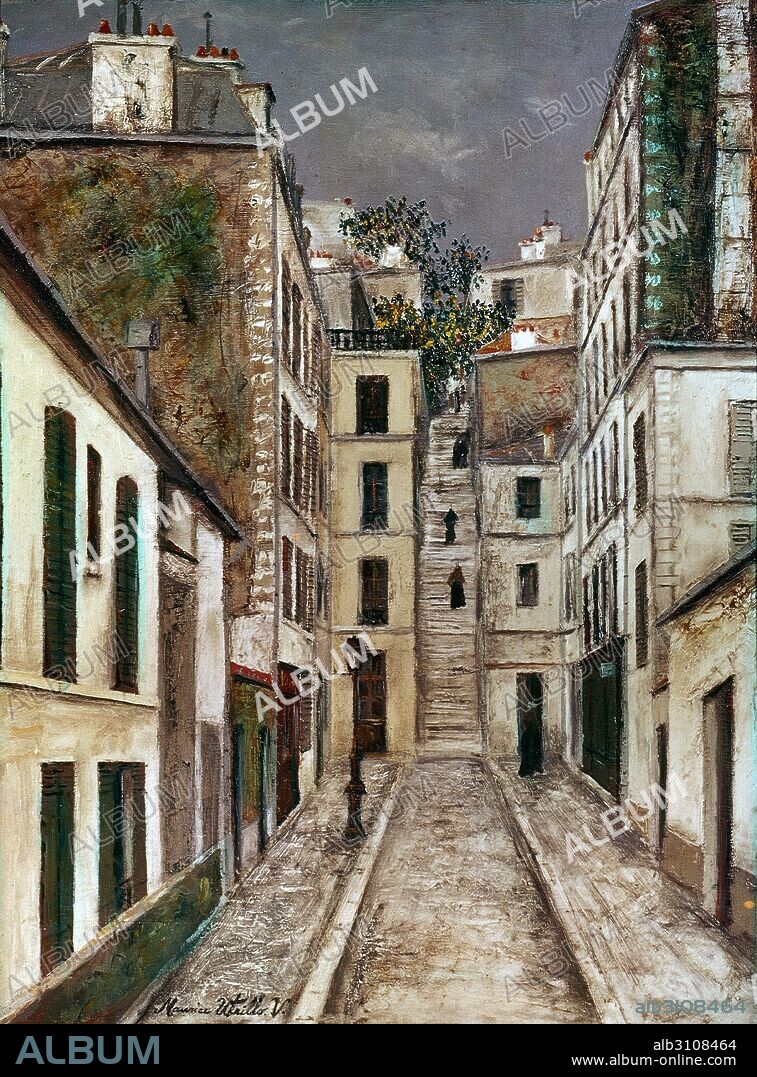 MAURICE UTRILLO. El pasaje Cottin/1910.