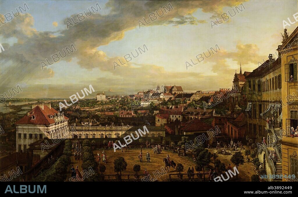 BERNARDO BELLOTTO. View of Warsaw from the terrace of the Royal Castle. Date/Period: 1773. Painting. Oil on canvas. Height: 166 cm (65.3 in); Width: 269 cm (105.9 in).