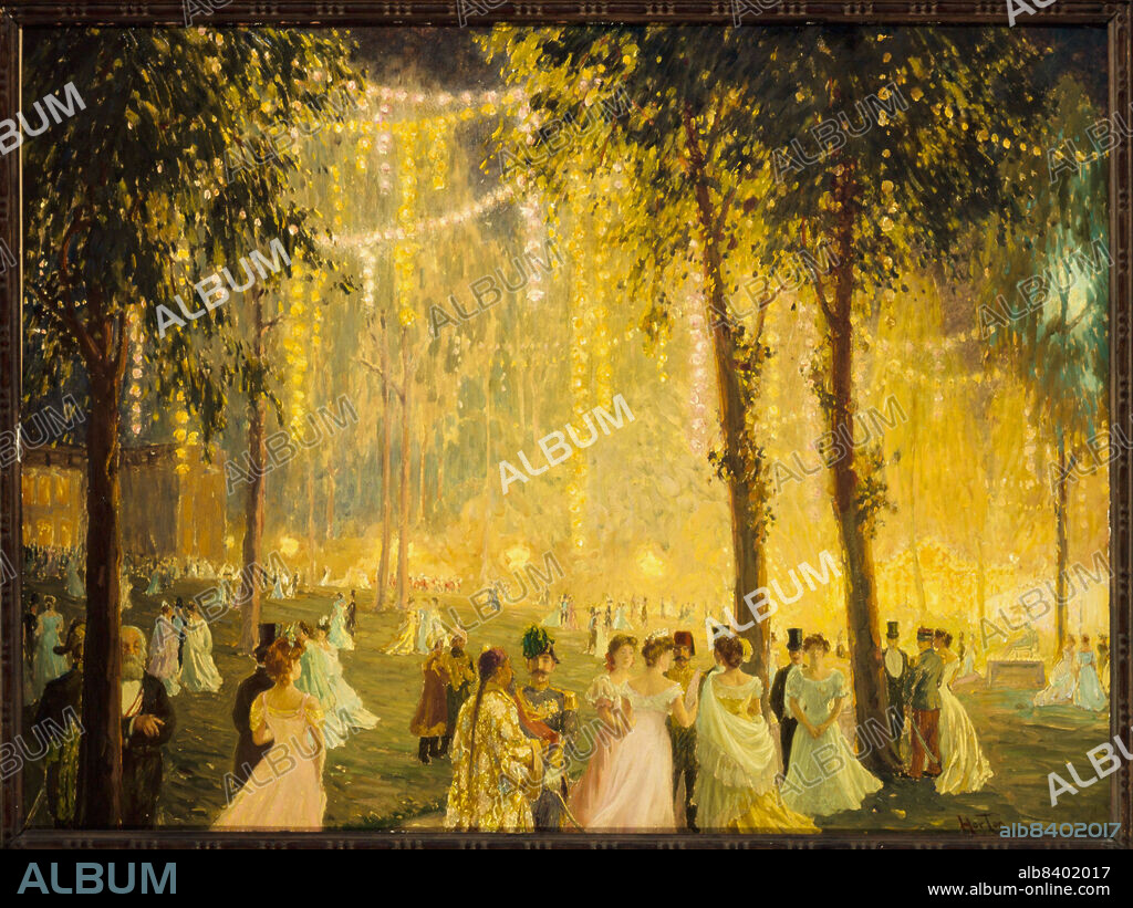 WILLIAM SAMUEL HORTON. Night fete given at the Elysée by President Loubet in honour of Alphonse XIII, in 1905, 8th arrondissement, 1905.
