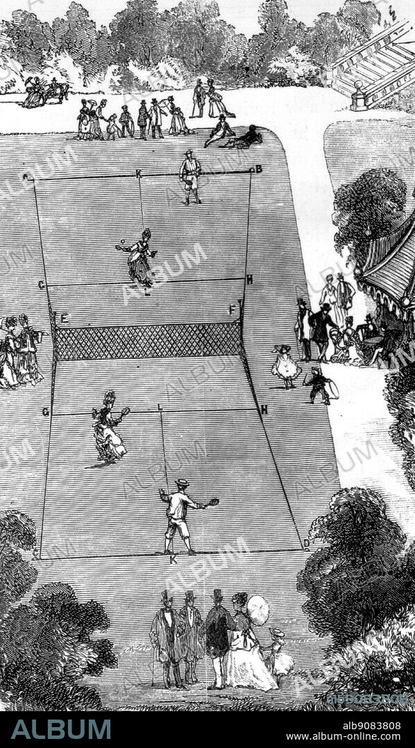 Lawn Tennis, 1876. The Encyclopedia of Tennis page 13.