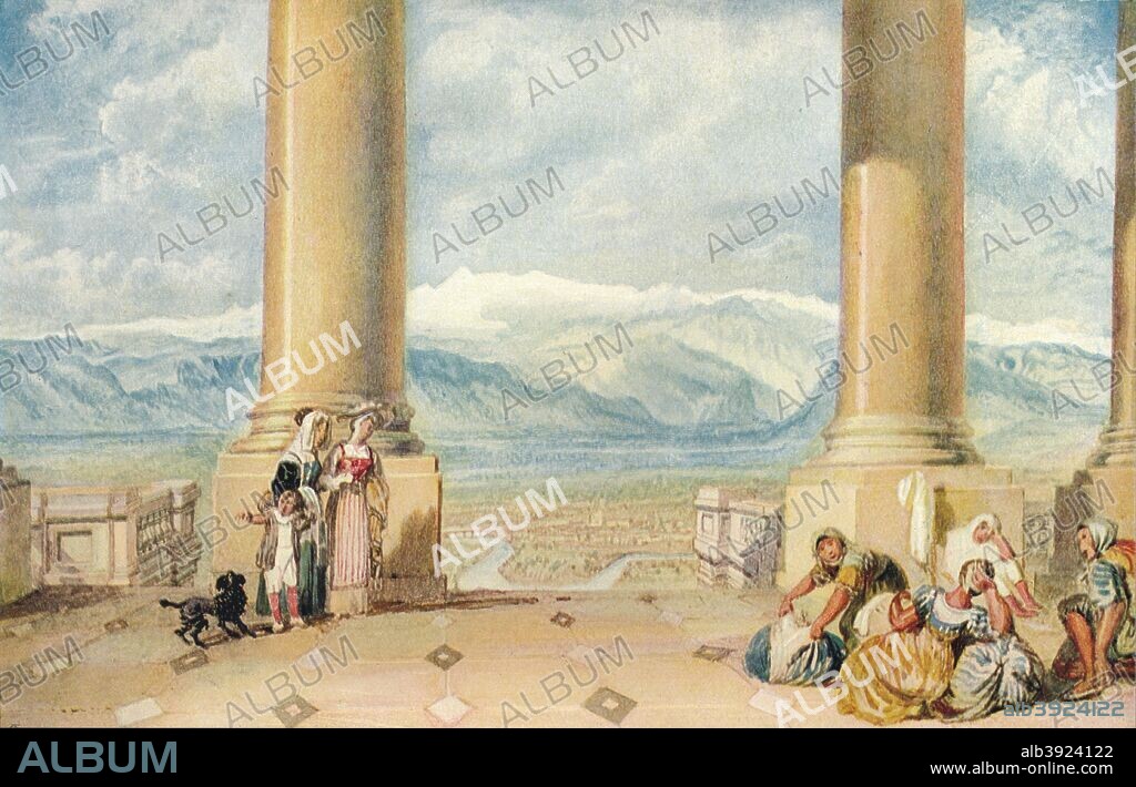 'Turin: From the Church of the Superga', 1909. From The Water-colours of J. M. W. Turner, text by W. G. Rawlinson and A. J. Finberg. [Avalon Press, London, 1909].