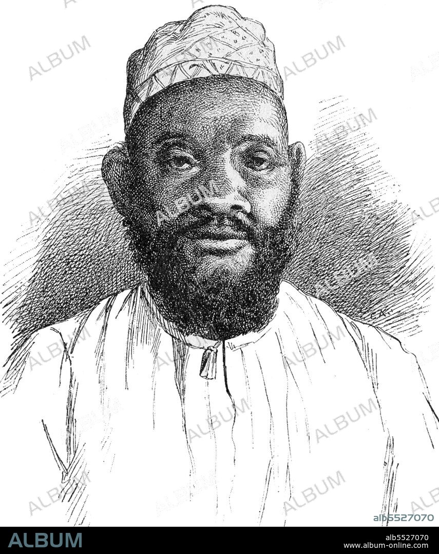 Tippu Tip or Tib (1837 – June 14, 1905), real name Hamad bin Mu?ammad bin Jumah bin Rajab bin Mu?ammad bin Sa‘id al-Murghabi, (Arabic: ??? ?? ???? ?? ???? ?? ??? ?? ???? ?? ???? ????????), was a Swahili-Zanzibari trader. He was famously known by the natives of East Africa as Tippu Tib after the sounds that his many guns made. A notorious slave trader, plantation owner and governor, who worked for a succession of sultans of Zanzibar, he led many trading expeditions into Central Africa, involving the slave trade and ivory trade. He constructed profitable trading posts that reached deep into Central Africa. He built himself a trading empire that he then translated into clove plantations on Zanzibar. Abdul Sheriff reported that when he left for his twelve years of empire building on the mainland, he had no plantations of his own. However, by 1895, he had acquired 'seven shambas [plantations] and 10,000 slaves'. His mother, Bint Habib bin Bushir, was a Muscat Arab of the ruling class. His father and paternal grandfather were coastal Swahili who had taken part in the earliest trading expeditions to the interior. He met and helped several famous western explorers of the African continent, including Henry Morton Stanley. Between 1884 and 1887, El Murgebi claimed the Eastern Congo for himself and for the Sultan of Zanzibar, Bargash bin Said el Busaidi. In spite of his position as protector of Zanzibar's interests in Congo, he managed to maintain good relations with the Europeans. Around 1890/91, he returned to Zanzibar where he retired. He wrote his autobiography, which is the first example of this literary genre in Swahili. El Murgebi wrote his autobiography in Swahili in Arabic script. Dr. Heinrich Brode, who knew him in Zanzibar, transcribed the manuscript into Roman script and translated it into German. It was subsequently translated into English and published in Britain in 1907. He died June 13, 1905, of malaria (according to Brode) in his home in Stone Town, the main town on the island of Zanzibar.