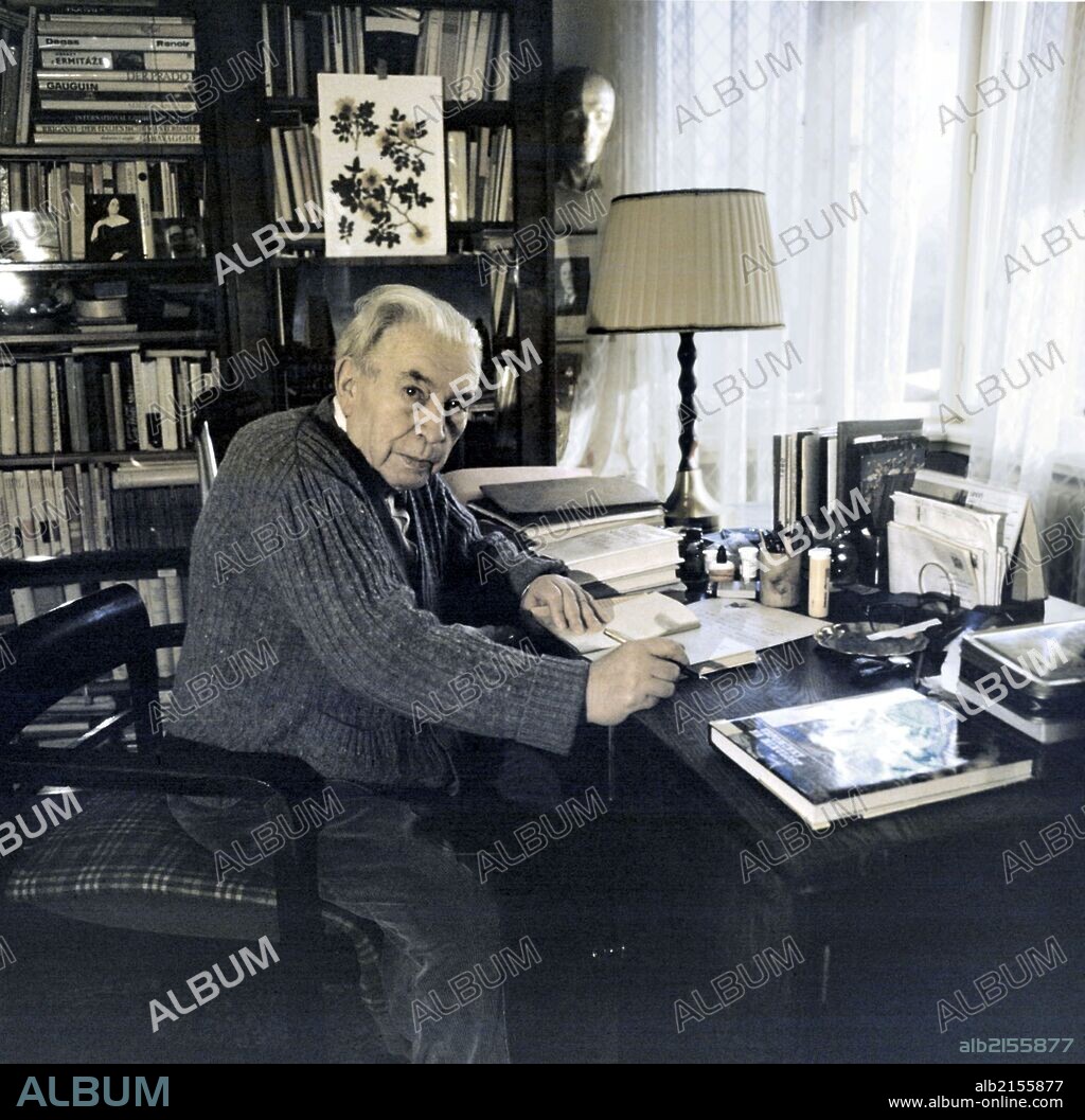 Jaroslav Seifert, Nobel Prize-Winning Czech Poet. (1901-1986) Photo: 1984.  (Photo by: Sovfoto/UIG via Getty Images).