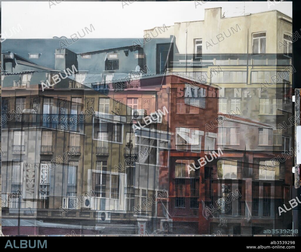 Jorge Pombo / "Colonia - Estambul", 2006, Pintura (óleo sobre tela), 130 x 162 cm.