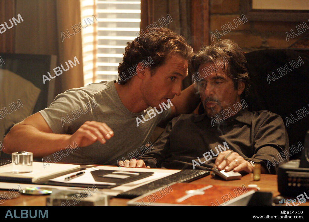 AL PACINO und MATTHEW McCONAUGHEY in DAS SCHNELLE GELD, 2005 (TWO FOR THE MONEY), unter der Regie von D. J. CARUSO. Copyright UNIVERSAL PICTURES.