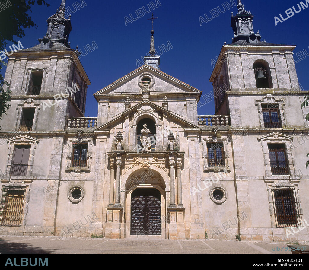 CHURRIGUERA JOSE BENITO. FACHADA DE LA IGLESIA DE SAN FRANCISCO JAVIER - SIGLO XVIII - BARROCO ESPAÑOL.