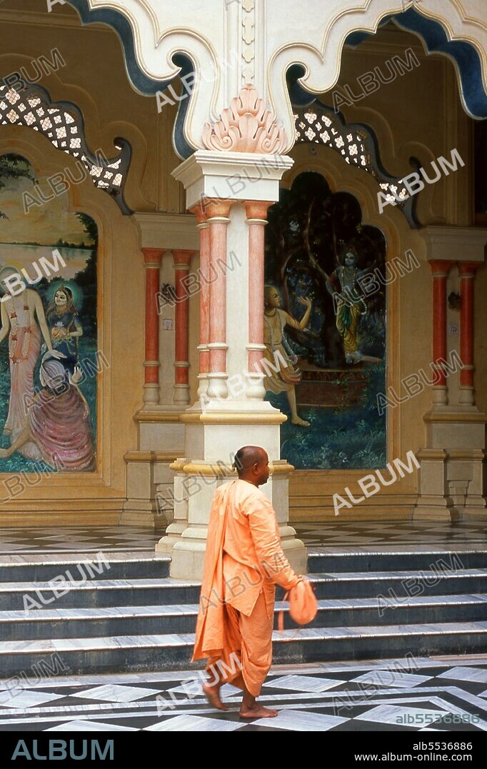 Sri Krishna-Balaram Mandir is a Gaudiya Vaishnava temple in the holy city of Vrindavan. It is one of the main International Society for Krishna Consciousness (ISKCON) temples in India and internationally. Hare Krishnas from all over the world can be seen here year-round, which adds color to this ancient ethnic holy city.