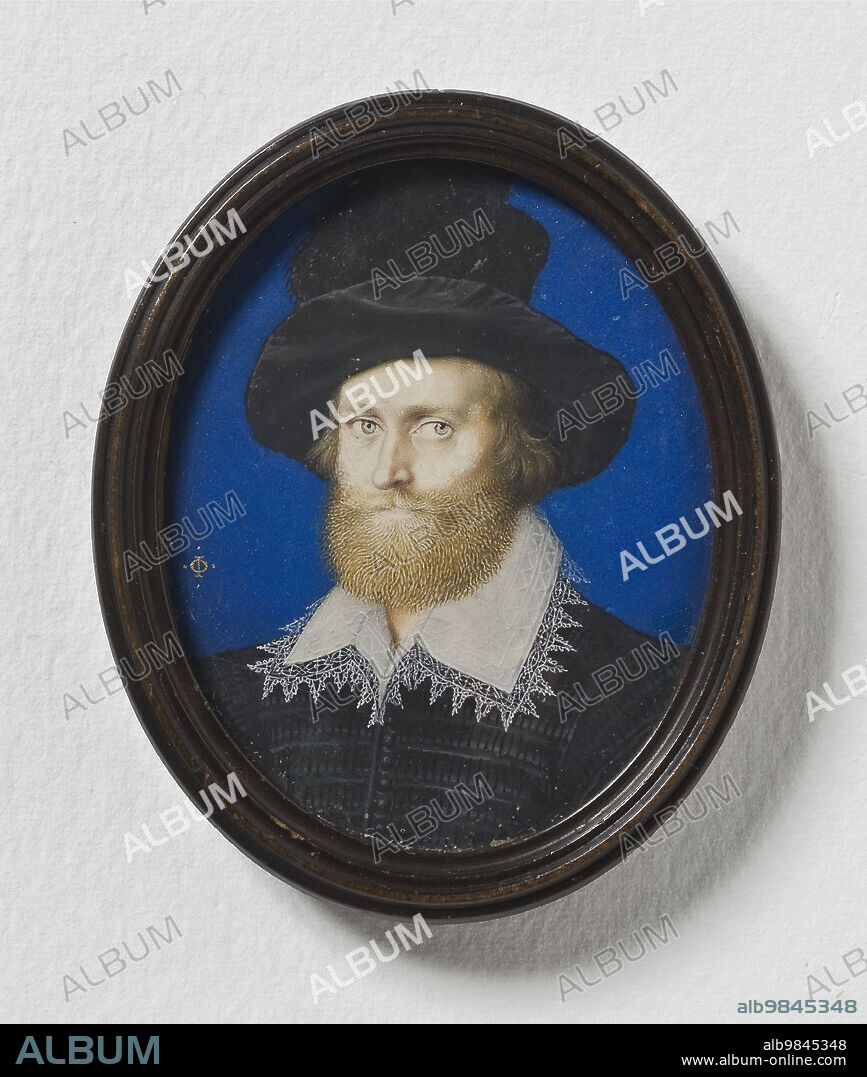 ISAAC OLIVER. Admiral George Clifford (1558-1605), 3rd earl of Cumberland, unknown date.