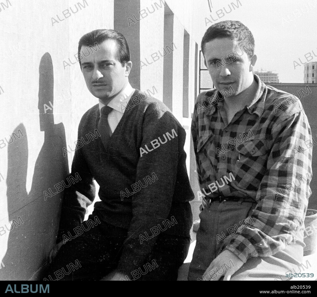 José Agustín Goytisolo y Jesús López Pacheco. Madrid, 1959.
