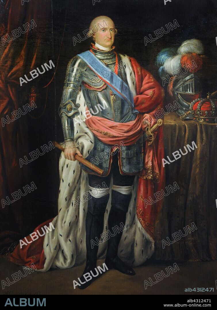 Charles IV (1748-1819). King of Spain (1788-1808). Charles IV in Armour, 1789. Portrait by Antonio Carnicero (1748-1814). History Museum. Madrid. Spain.