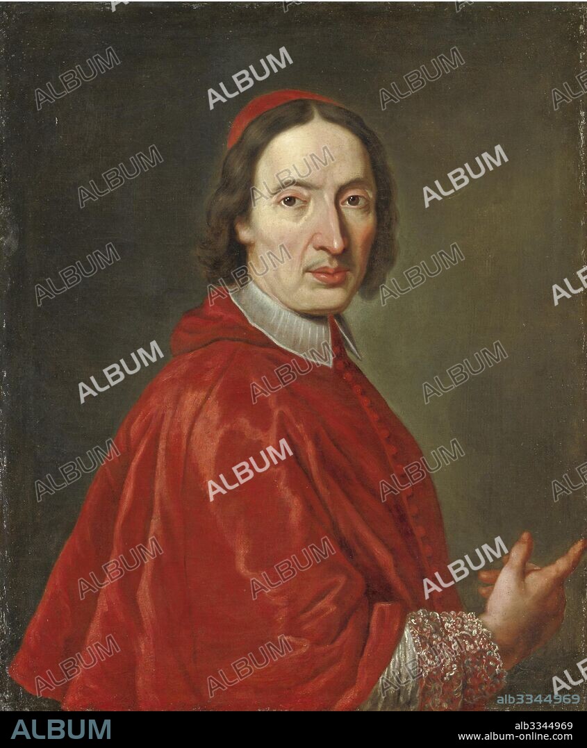 PIER LEONE GHEZZI. Portrait of Cardinal Lodovico Pico della Mirandola (1668-1743).