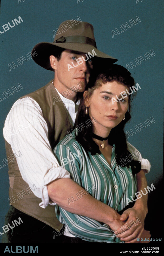 HUGH GRANT und TARA FITZGERALD in THE ENGLISHMAN WHO WENT UP A HILL BUT CAME DOWN A MOUNTAIN, 1995, unter der Regie von CHRISTOPHER MONGER. Copyright MIRAMAX.