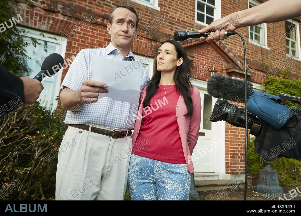MATTHEW MACFADYEN et SIAN CLIFFORD dans QUIZ, 2020. Copyright LEFT BANK PICTURES.