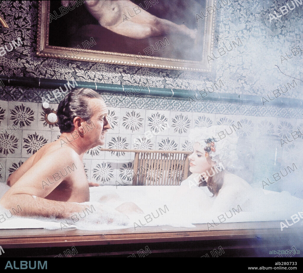DAVID NIVEN in CASINO ROYALE, 1967, directed by JOHN HUSTON, KEN HUGHES, ROBERT PARRISH and VAL GUEST. Copyright COLUMBIA/FAMOUS ARTISTS.