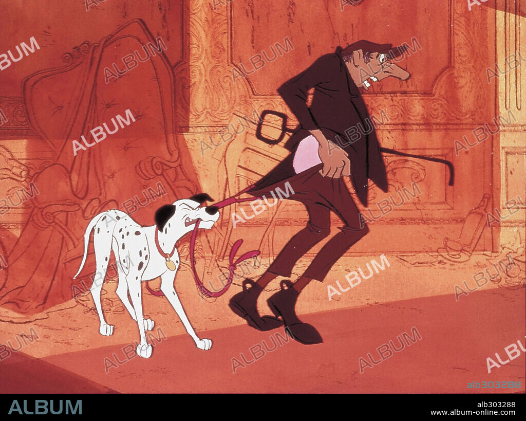 101 DÁLMATAS, 1961 (ONE HUNDRED AND ONE DALMATIANS), dirigida por CLYDE GERONIMI, HAMILTON LUSKE y WOLFGANG REITHERMAN. Copyright WALT DISNEY PRODUCTIONS.