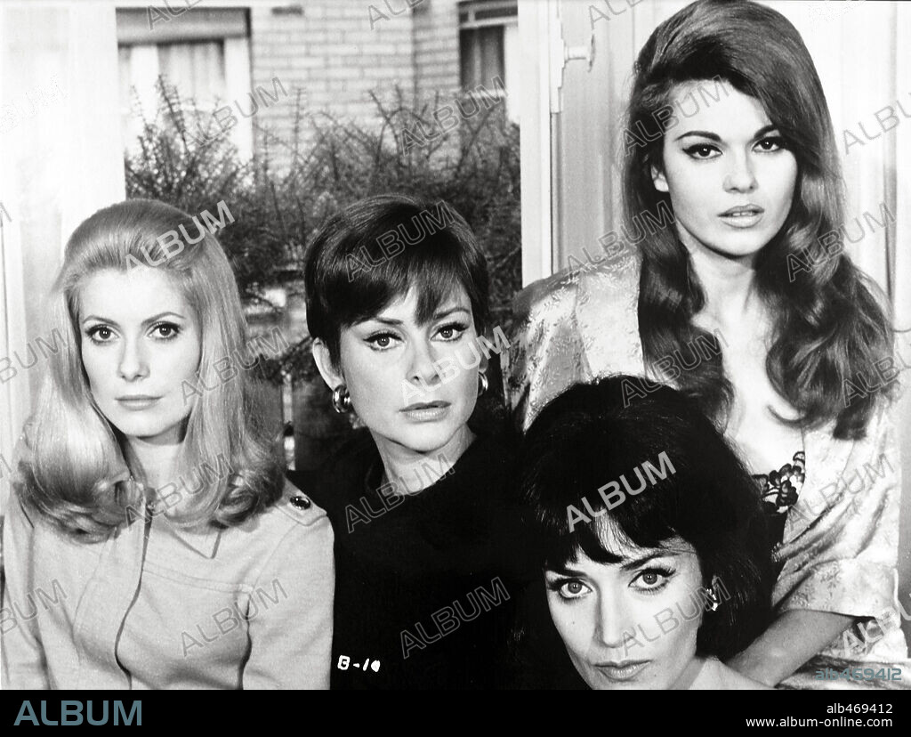 CATHERINE DENEUVE, FRANCOISE FABIAN, GENEVIEVE PAGE and MARIA LATOUR in BELLE DE JOUR, 1967, directed by LUIS BUÑUEL. Copyright PARIS FILM/FIVE FILM.
