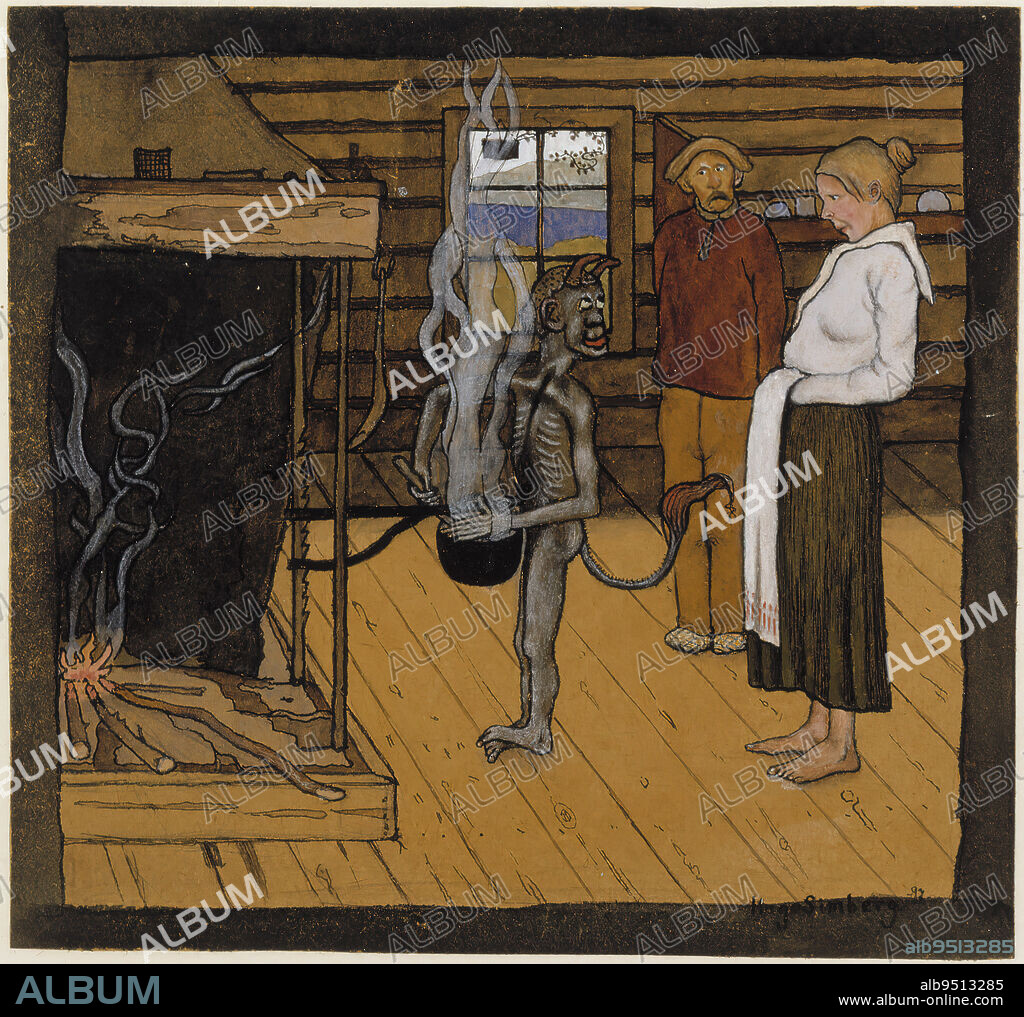Hugo Simberg, 24.6.1873, Hamina, 12.7.1917, Ähtäri, The Poor
