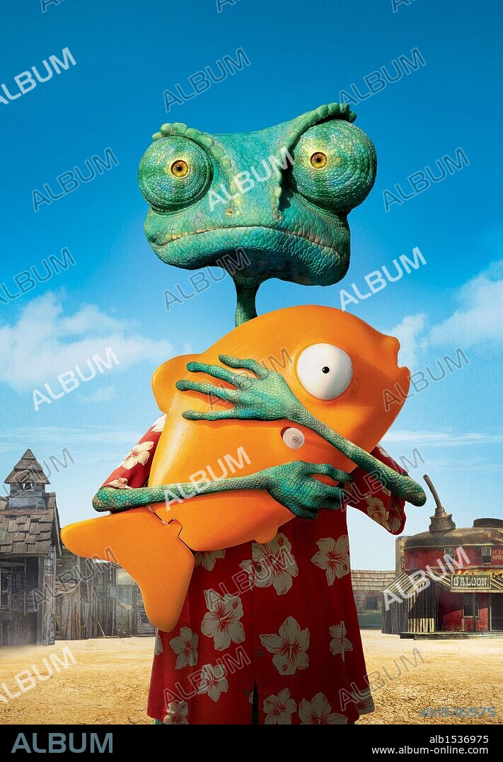 Poster of RANGO, 2011, directed by GORE VERBINSKI. Copyright PARAMOUNT PICTURES.