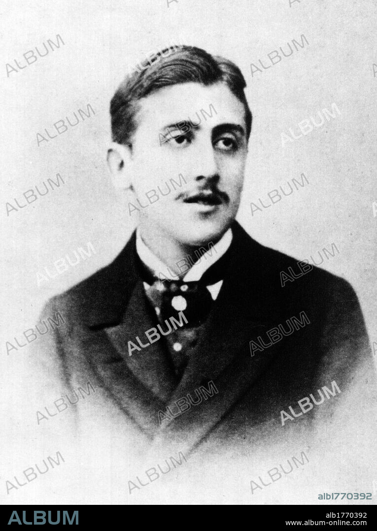 Portrait of Marcel Proust. Portrait of the French novelist Marcel Proust. 1890s.