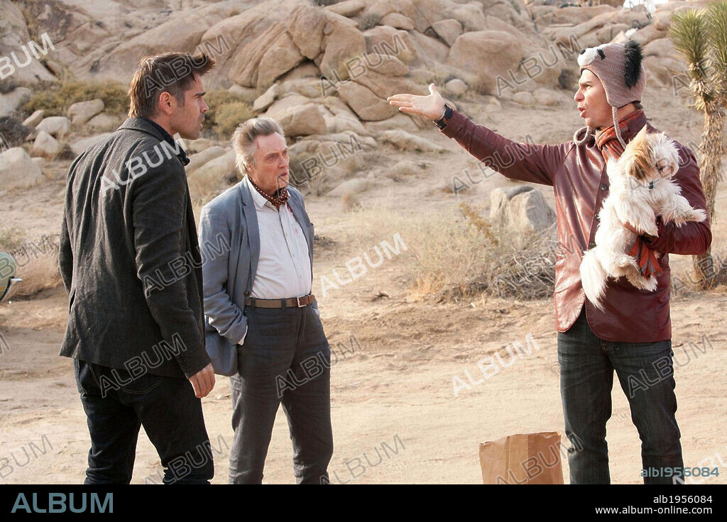 CHRISTOPHER WALKEN, COLIN FARRELL y SAM ROCKWELL en SIETE PSICOPATAS, 2012 (SEVEN PSYCHOPATHS), dirigida por MARTIN MCDONAGH. Copyright BLUEPRINT PICTURES.