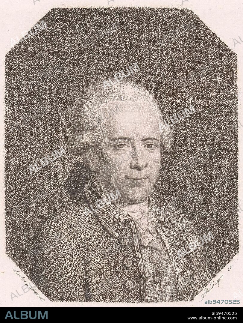 Portrait of Georg Christoph Lichtenberg, Friedrich Wilhelm Bollinger, after Johann Ludwig Strecker, 1818 - 1832, print maker: Friedrich Wilhelm Bollinger, (mentioned on object), after: Johann Ludwig Strecker, (mentioned on object), publisher: gebroeders Schumann, (mentioned on object), print maker: Berlin, after: Darmstadt, publisher: Zwickau, 1818 - 1832, paper, h 181 mm - w 124 mm.