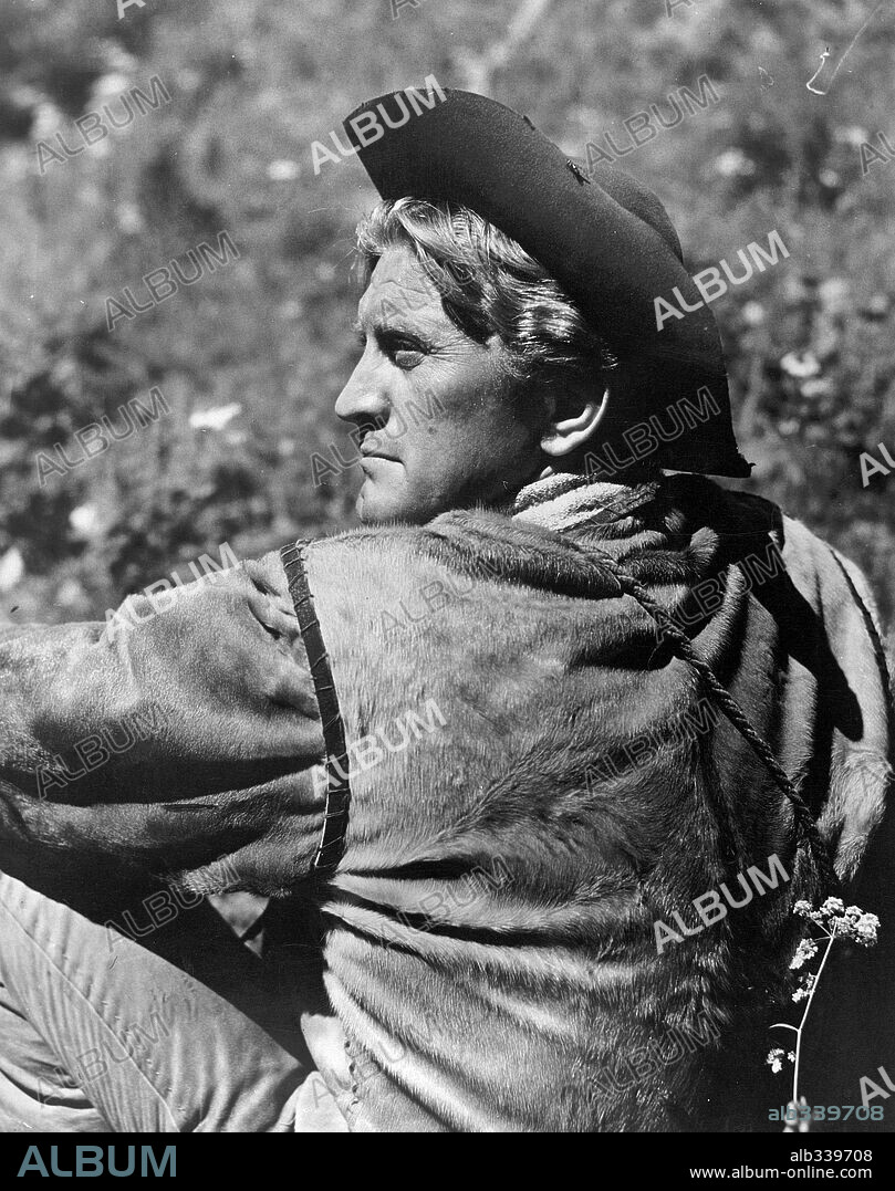 KIRK DOUGLAS en RÍO DE SANGRE, 1952 (THE BIG SKY), dirigida por HOWARD HAWKS. Copyright RKO.