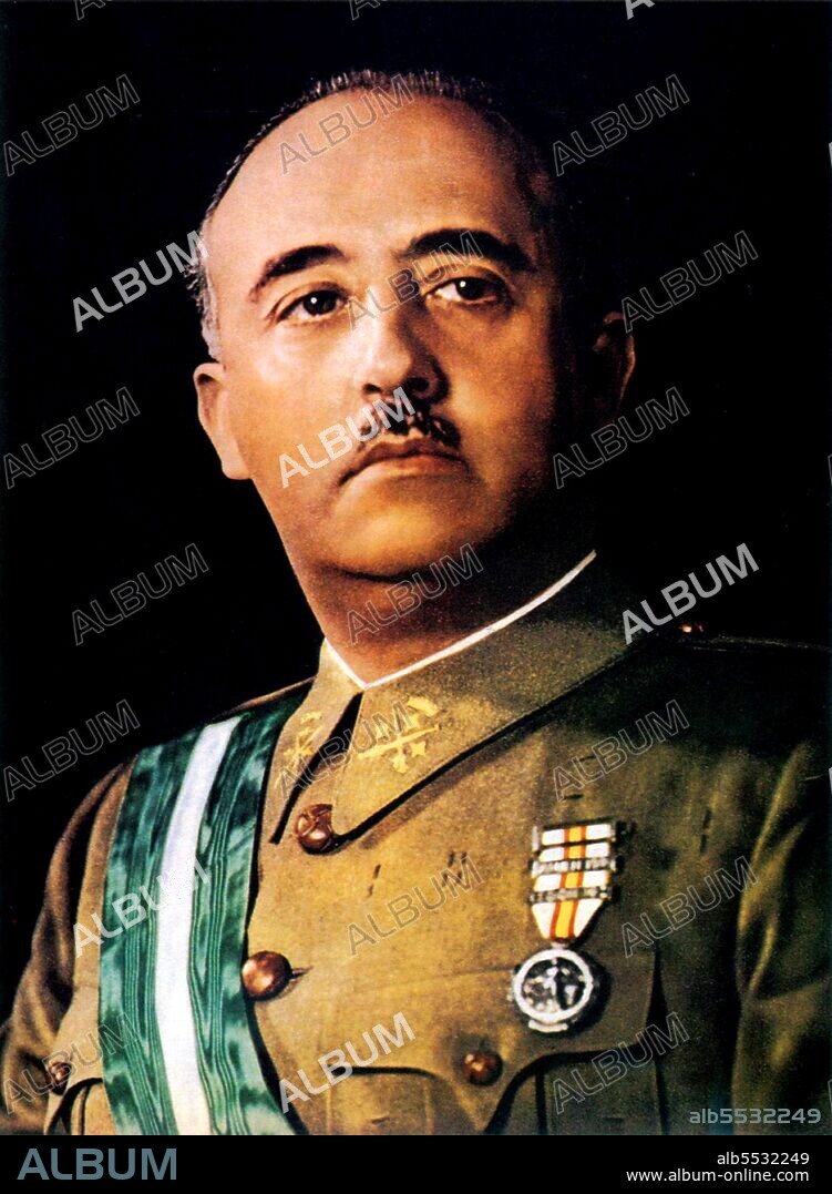 Francisco Franco Bahamonde (4 December 1892 – 20 November 1975) was the dictator of Spain from 1939 to his death in 1975. A conservative, he was shocked when the monarchy was removed and replaced with a democratic republic in 1931. With the 1936 elections, the conservatives fell and the leftist Popular Front came to power. Looking to overthrow the republic, Franco and other generals staged a partially successful coup, which started the Spanish Civil War. With the death of the other generals, Franco quickly became his faction's only leader. Franco received military support from local fascist, monarchist and right-wing groups, and also from Hitler's Nazi Germany and Mussolini's Fascist Italy. Leaving half a million dead, the war was eventually won by Franco in 1939. He established an autocratic dictatorship, Francoist Spain, which he defined as a totalitarian state, installing himself as head of state and government, with one legal political party: a merger of the monarchist party and the fascist party which had helped him. Franco established a repression which was characterized by concentration camps, forced labor and executions, mostly against political and ideological enemies, being estimated to have caused from about 200,000 to 400,000 deaths. After ruling for nearly forty years, Franco died in 1975. He had restored the monarchy and left King Juan Carlos I as his successor. Juan Carlos led the transition to democracy, leaving Spain with its current political system.