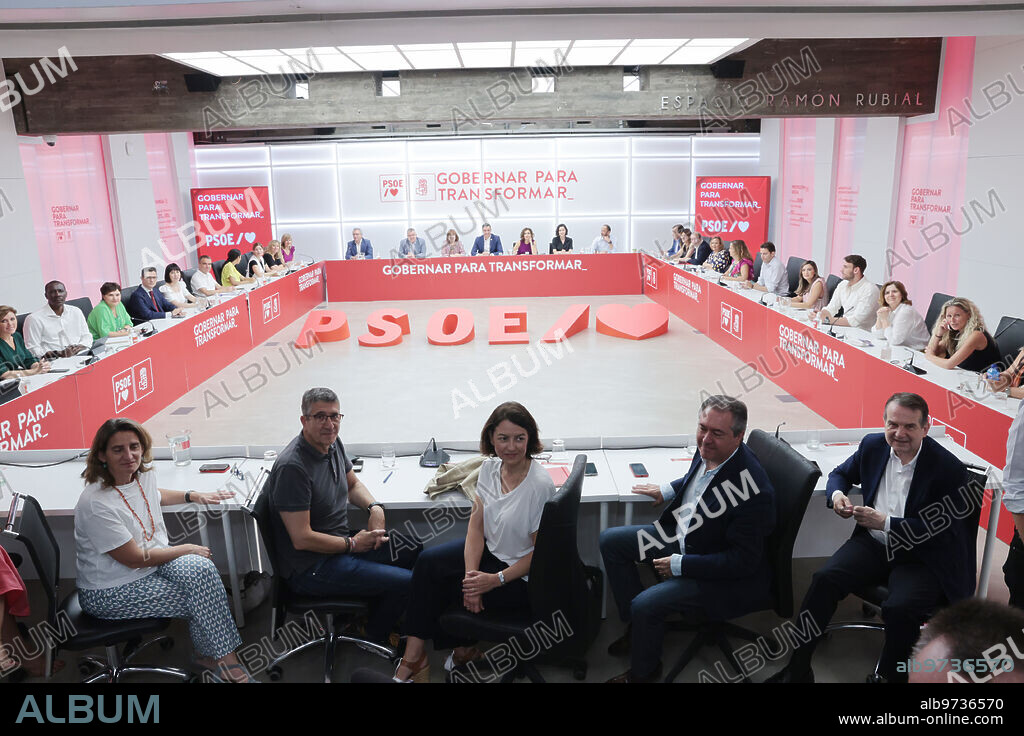 Madrid, 07/29/2022. Meeting of the federal executive of the Psoe, chaired by Pedro Sánchez together with María Jesús Montero. Photo: Jaime García. Archdc.
