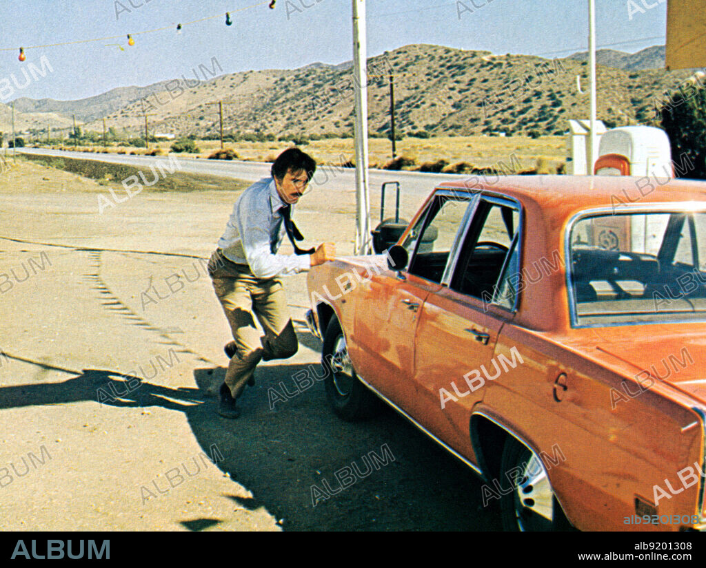 DENNIS WEAVER dans DUEL, 1971, réalisé par STEVEN SPIELBERG. Copyright UNIVERSAL PICTURES.