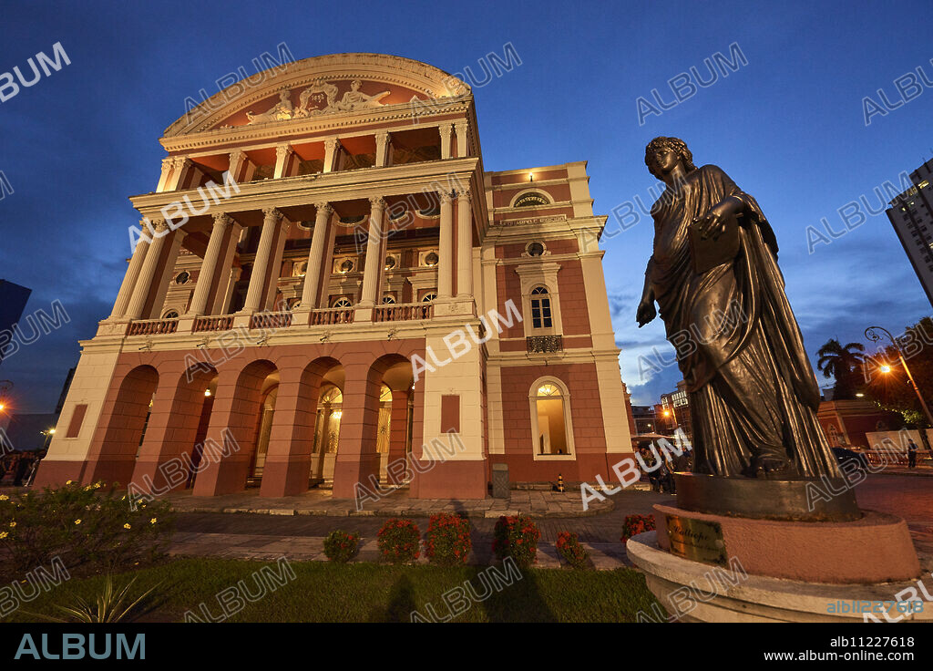 Teatro Amazonas in Manaus, Brazil, South America.