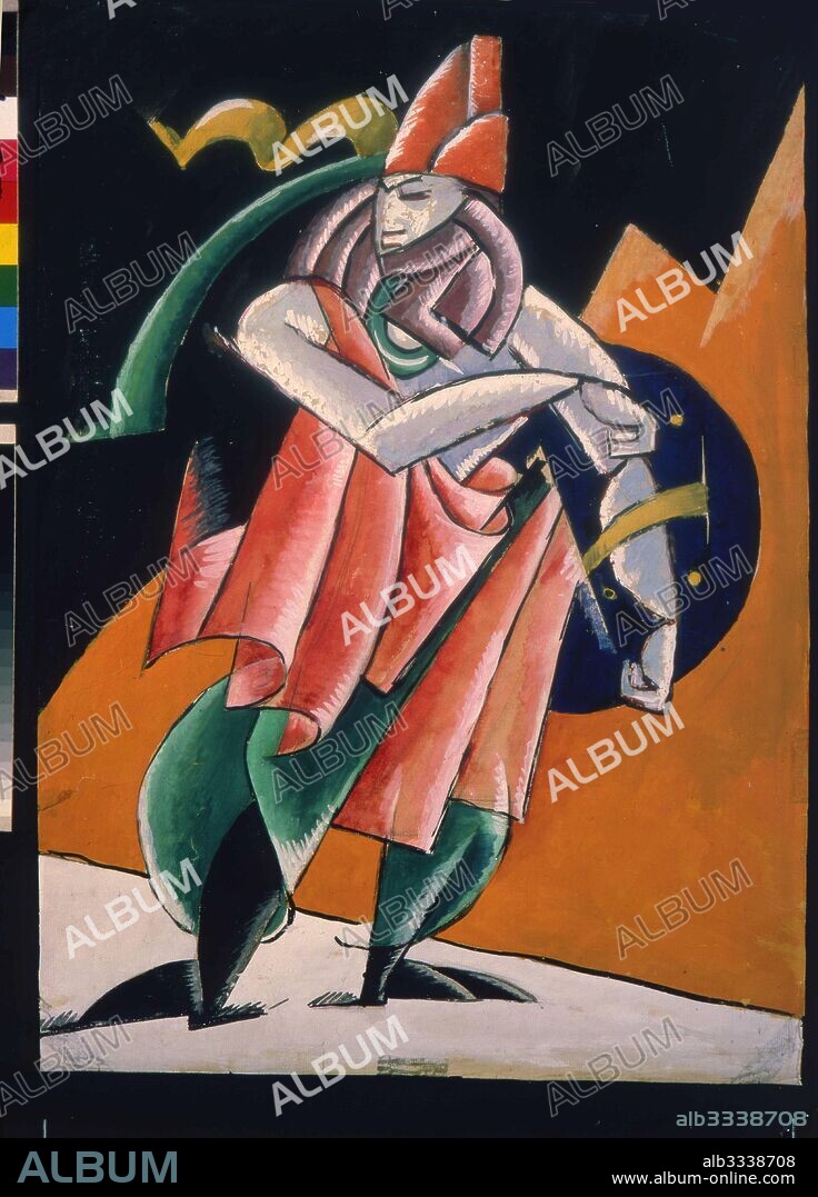 LYUBOV SERGEYEVNA POPOVA. Costume design for the theatre play Priest Tarquinius by S. Polivanov.