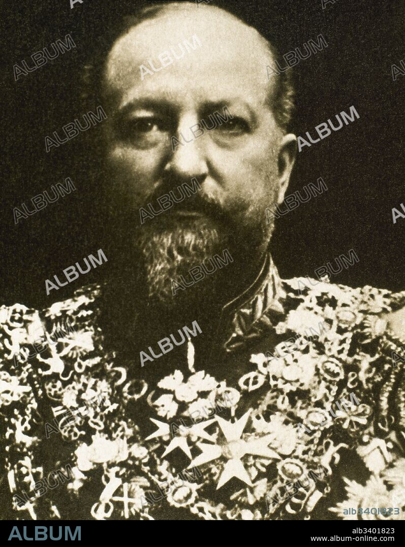 Fernando I (Viena, 1861-Coburgo, 1948). Príncipe y Zar de Bulgaria (1908-1918). Fundador de la dinastía de Sajonia-Coburgo. Abdicó el 3 de octubre de 1918 en favor de su hijo Boris.