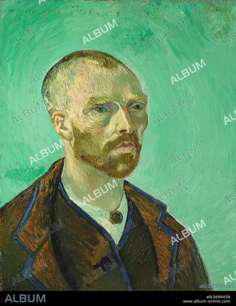 VINCENT VAN GOGH. Self Portrait (dedicated to Paul Gauguin). Date/Period: Arles, September 1888. Painting. Oil on canvas. Height: 61.5 cm (24.2 in); Width: 50.3 cm (19.8 in).