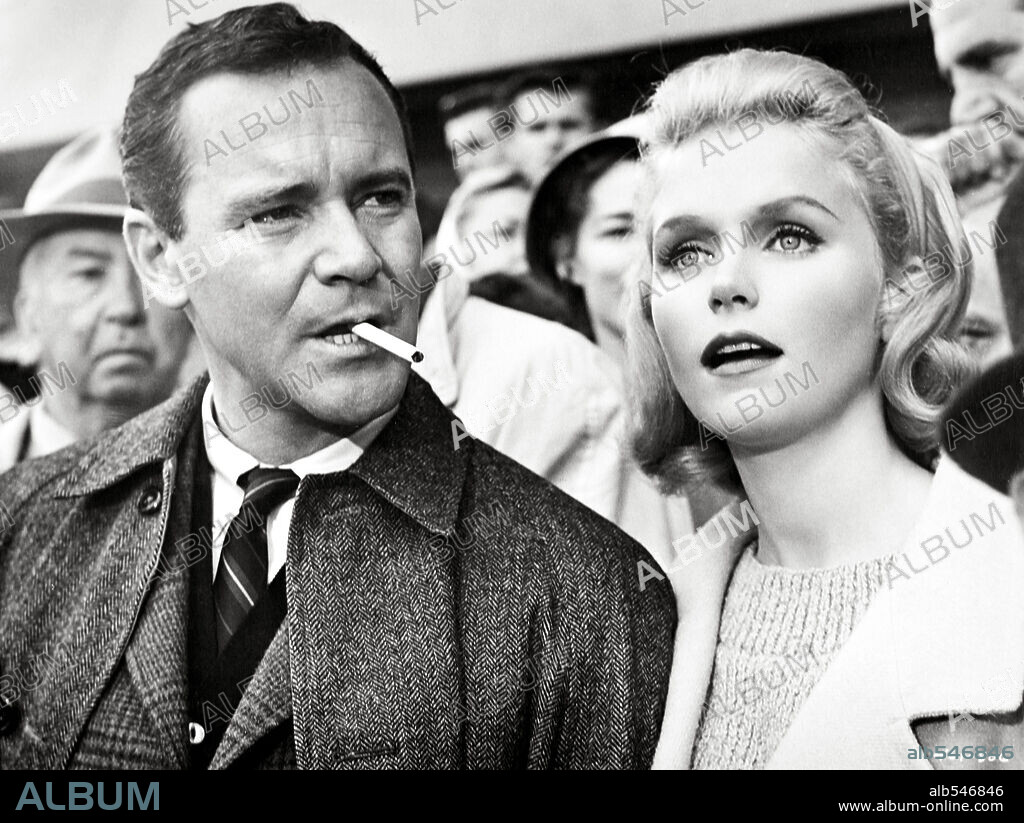 JACK LEMMON y LEE REMICK en DÍAS DE VINO Y ROSAS, 1962 (DAYS OF WINE AND ROSES), dirigida por BLAKE EDWARDS. Copyright WARNER BROTHERS.