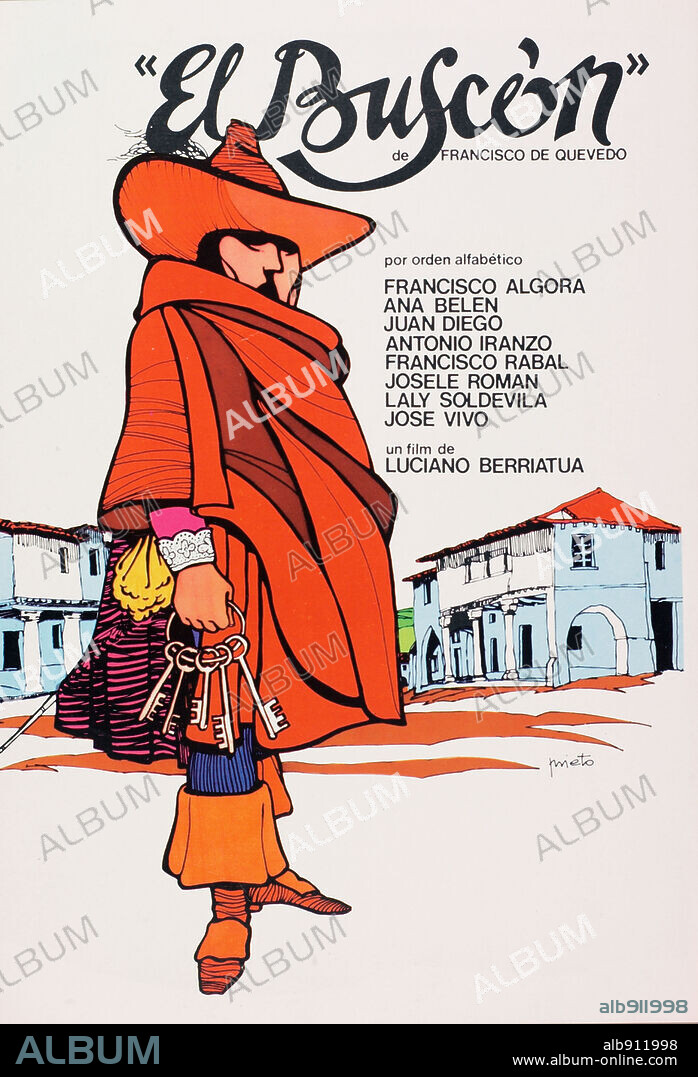 Poster de EL BUSCON, 1979, dirigida por LUCIANO BERRIATUA. Copyright N.G. FILMS.