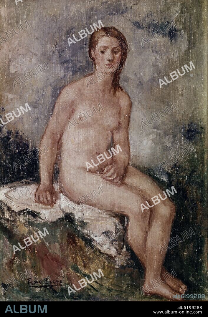 PEDRO BUENO (1910-1993). DESNUDO.