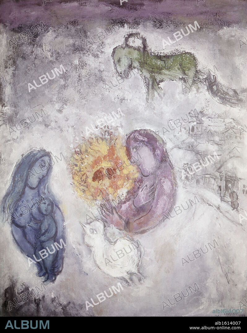 Green Horse by Marc Chagall, 1956, 1887-1985.