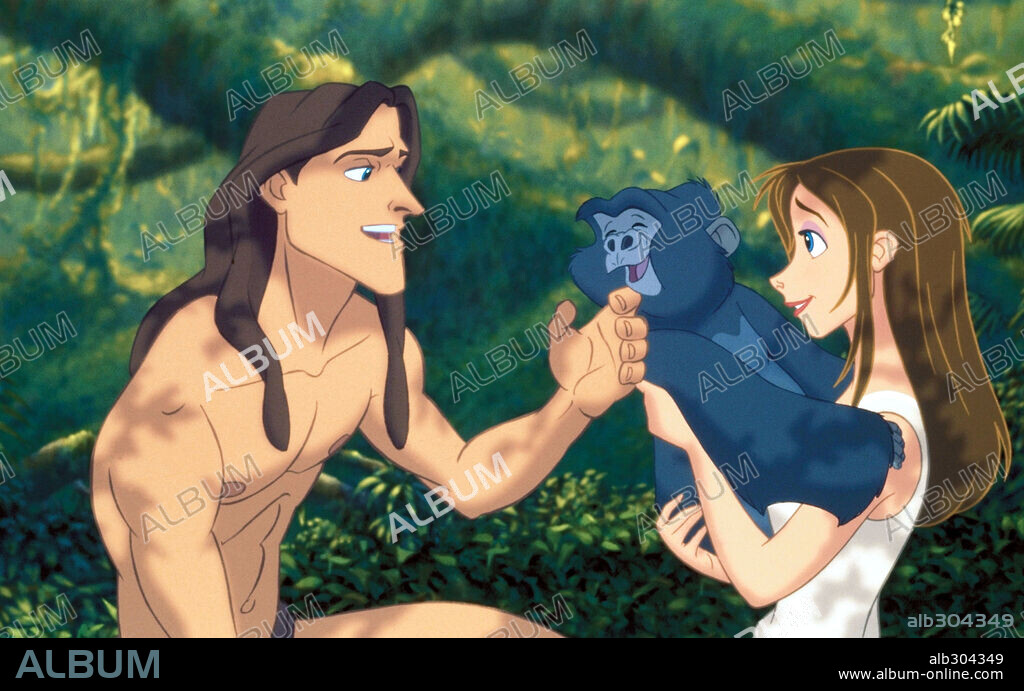 TARZAN, 1999, dirigida por CHRIS BUCK y KEVIN LIMA. Copyright BURROUGHS AND DISNEY.