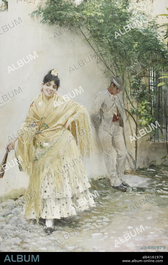 Seville. Anders Zorn; Swedish, 1860-1920. Date: 1887. Dimensions: 805 x 545 mm. Watercolor and gouache on paper, laid down on board. Origin: Sweden.