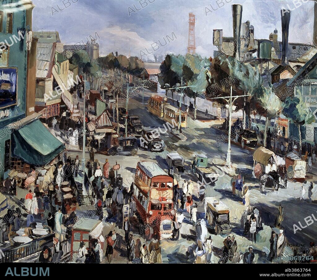 BOSCH ROGER , EMILIO. PINTOR ESPAÑOL . BARCELONA 1894 - 1980. " EL PARALELO DE BARCELONA EN 1930 ". MUSEO ARTE MODERNO DE BARCELONA. BARCELONA PINTADO. SFGP / © KORPA. . ATENCION: AUTOR CONTEMPORANEO SUJETO A COPYRIGHT ©. EL CLIENTE FINAL ES RESPONSABLE DE LA GESTION DE LOS DERECHOS DE AUTOR CON LAS SOCIEDADES EXISTENTES DE GESTION DE DERECHOS O DIRECTAMENTE CON LOS ORGANISMOS TITULARES DE LOS MISMOS.