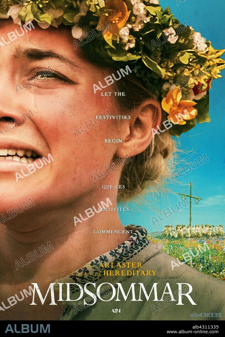 Affiche de MIDSOMMAR, 2019, réalisé par ARI ASTER. Copyright B-REEL FILMS.