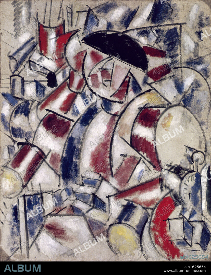 FERNAND LÉGER. The Alarm Clock by Fernand Leger, 1914, 1881-1955, France, Paris, Centre Georges Pompidou, Musee National d' Art Moderne.