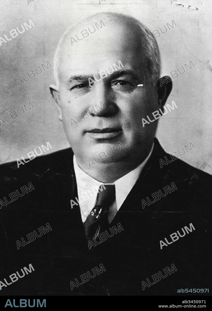 ***** Politicians: Nikita Khrushchev -- Secretary-General of the Communist party of the U.S.S.R. March 16, 1955. (Photo by Camera Press).