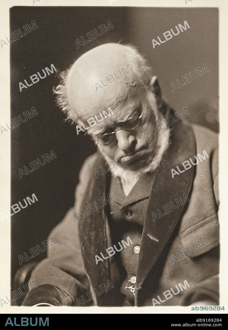 JACOB HILSDORF. Portrait of Adolph von Menzel (1815-1905).