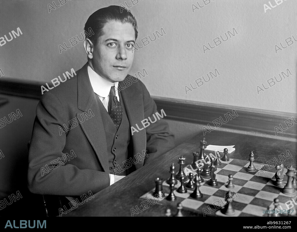 United States, 1915 World champion Cuban chess player Jose Raul Capablanca.