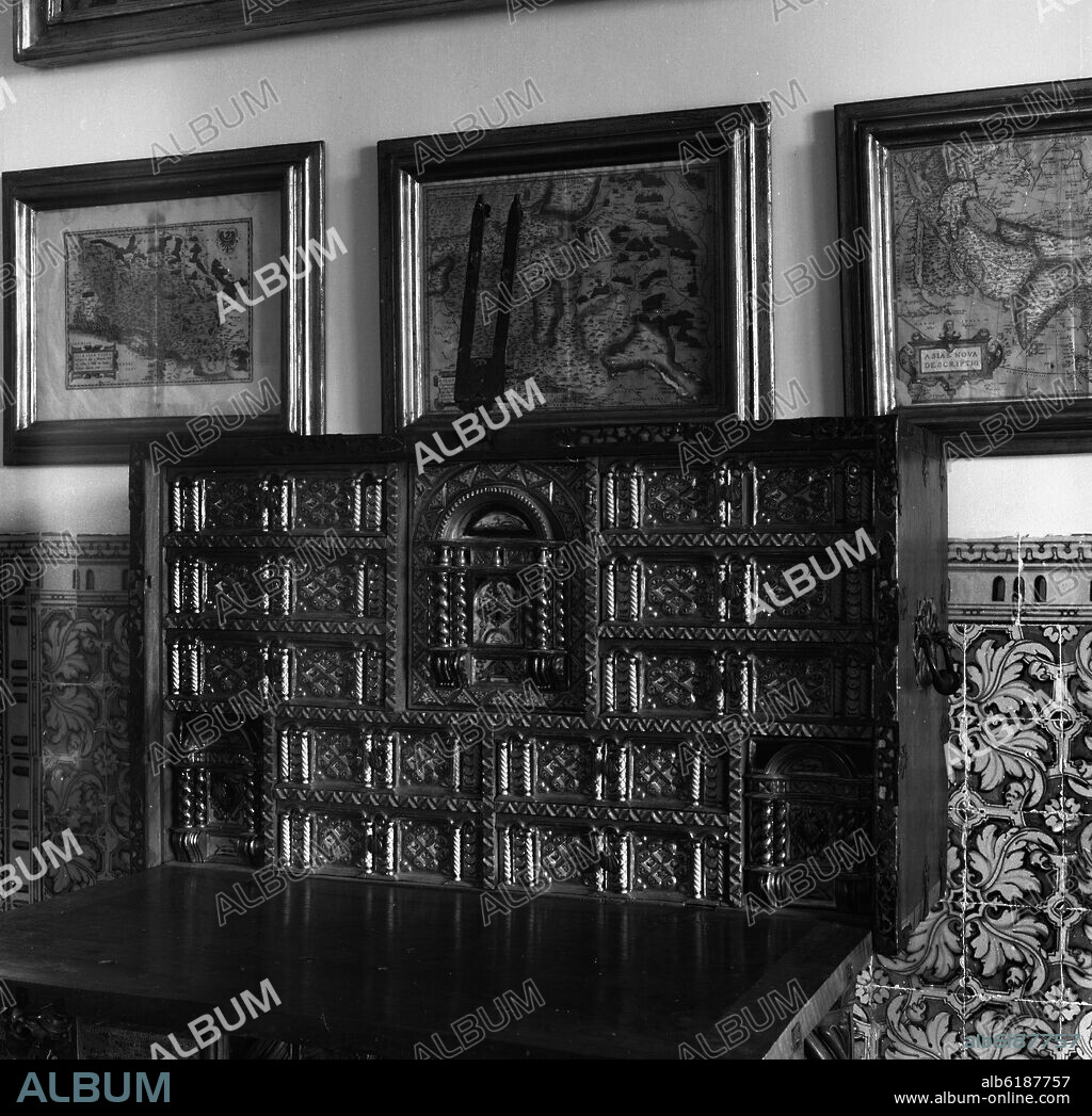 BARGUEÑO ESPAÑOL - SIGLO XVI - FOTOGRAFIA EN BLANCO Y NEGRO - AÑOS 60.