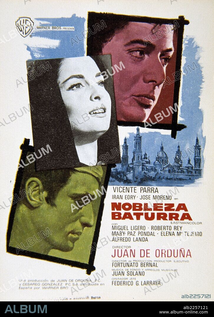 PELICULA: NOBLEZA BATURRA , 1964. BASADA EN LA OBRA TEATRAL DE JOAQUIN DICENTA. DIRECTOR : JUAN DE ORDUÑA. ACTORES : VICENTE PARRA , IRAN EORY.