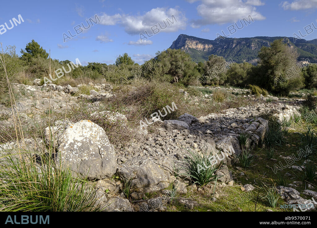 recinto pretalayótico, Son Ferrandell-Son Oleza, I milenio a C., Valldemossa, Mallorca, Balearic islands, spain.